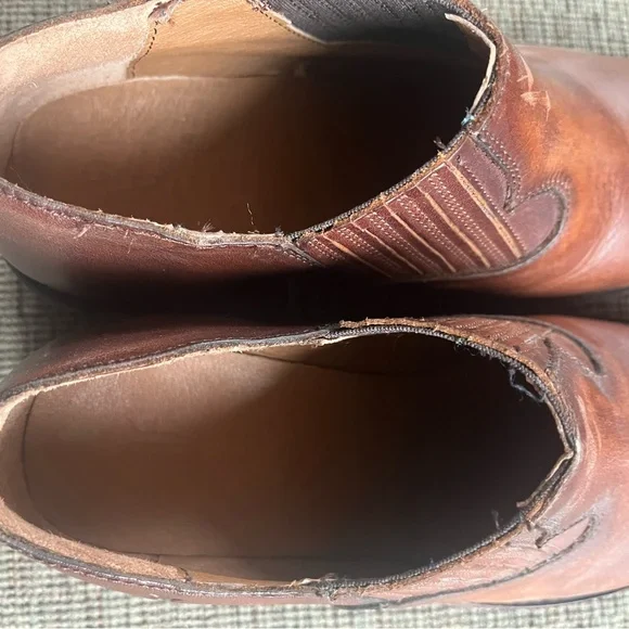 Women’s Frye Billy Brown Leather Ankle Boots - Picture 5 of 7